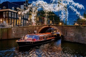 Kanalrundfart til lysfestivalen med ubegrænset drikkevarer