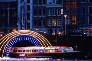 Kanalrundfart til lysfestivalen med ubegrænset drikkevarer