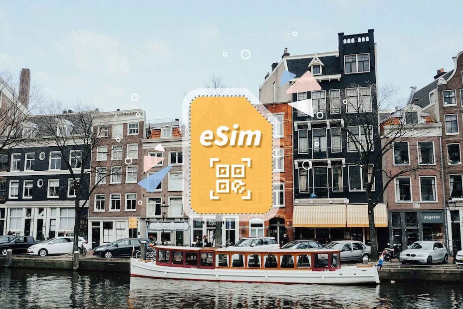 Nederländerna/Europa: eSim mobil dataplan
