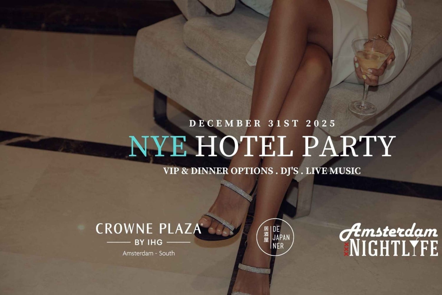 Fiesta de Nochevieja en el hotel 2025-2026: Crowne Plaza Amsterdam - South