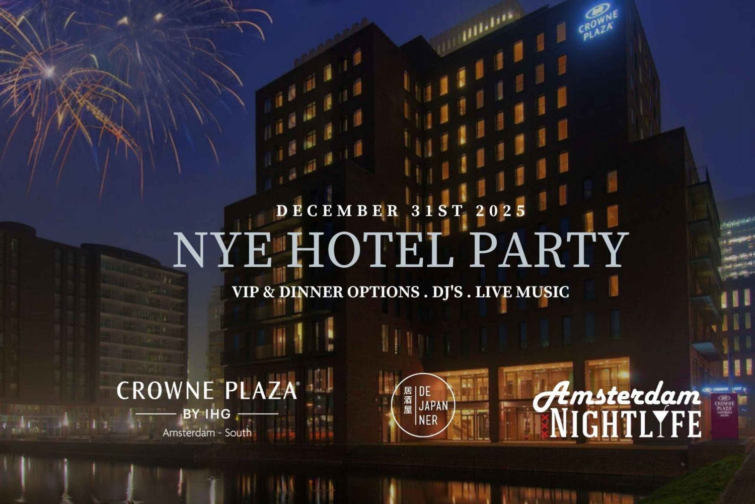 Fiesta de Nochevieja en el hotel 2025-2026: Crowne Plaza Amsterdam - South
