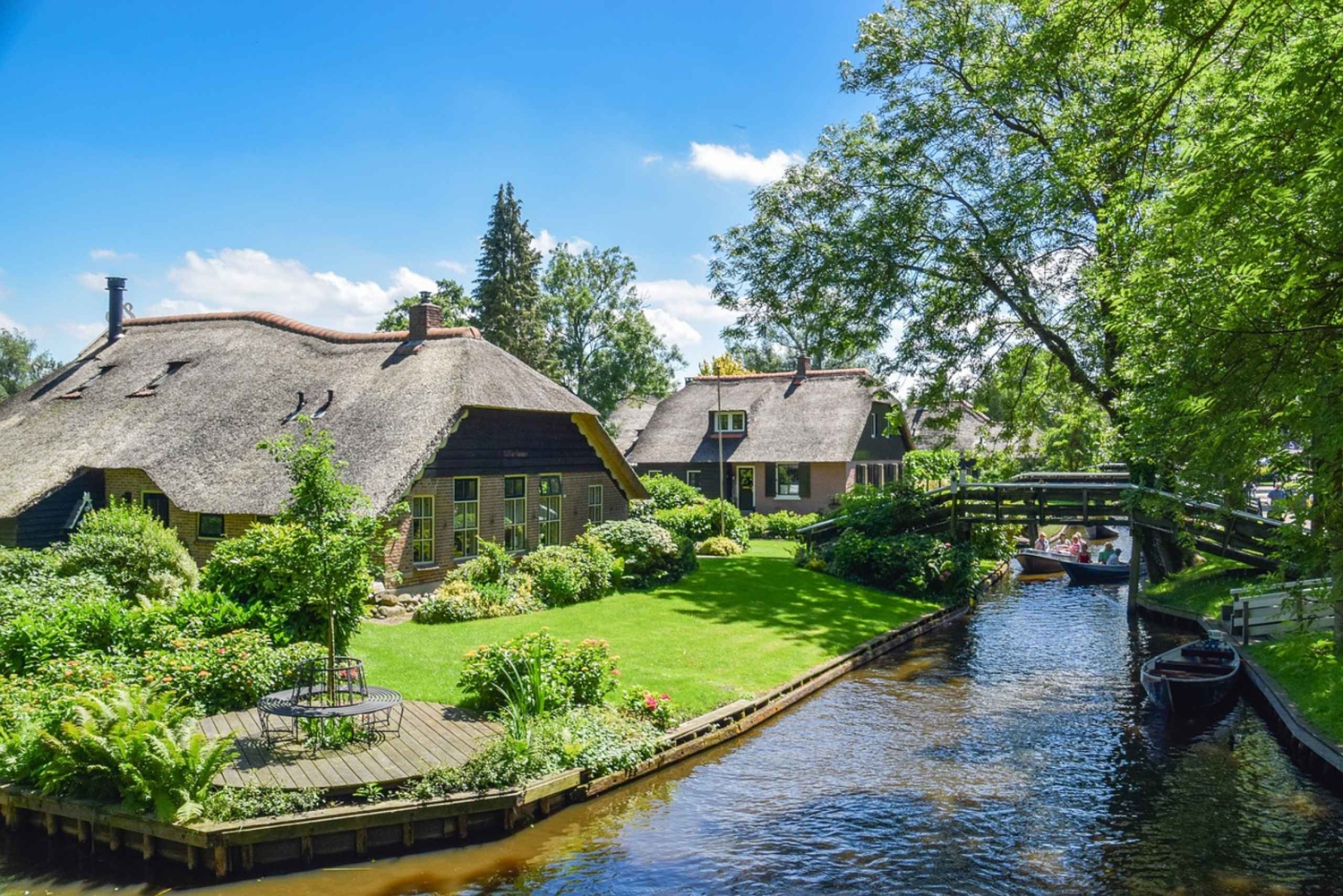 Privat tur til Giethoorn (hollandsk Venedig) og Batavia Land