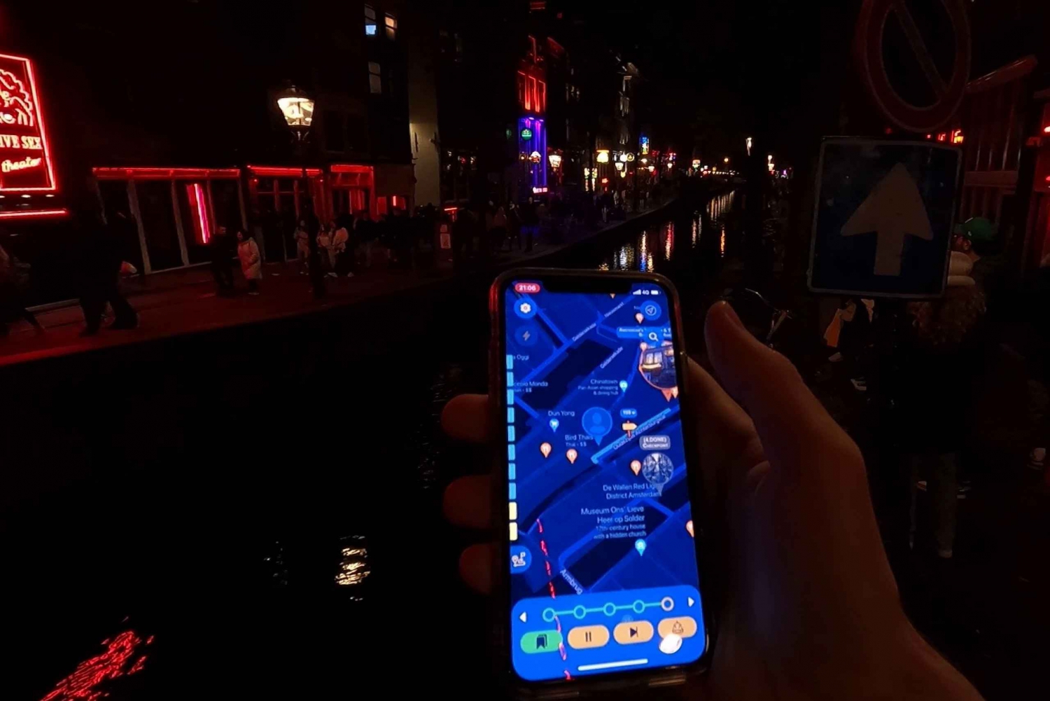 Red Light District Mobile App Self-Guided GPS Walking Tour