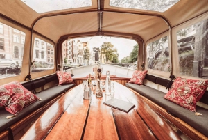 Romantyczny prywatny rejs z kolacją w Amsterdamie