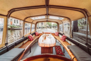 Romantyczny prywatny rejs z kolacją w Amsterdamie