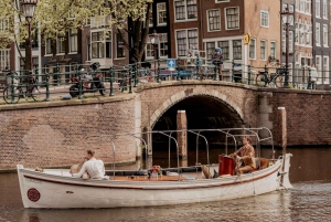 Romantyczny prywatny rejs z kolacją w Amsterdamie