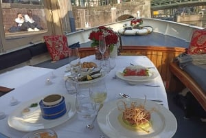 Cruzeiro romântico com jantar privativo em Amsterdã