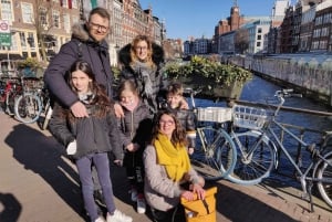 Visite du centre historique d'Amsterdam en italien