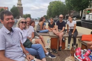 Visiter Amsterdam en Bateau avec un Guide Francais (french)