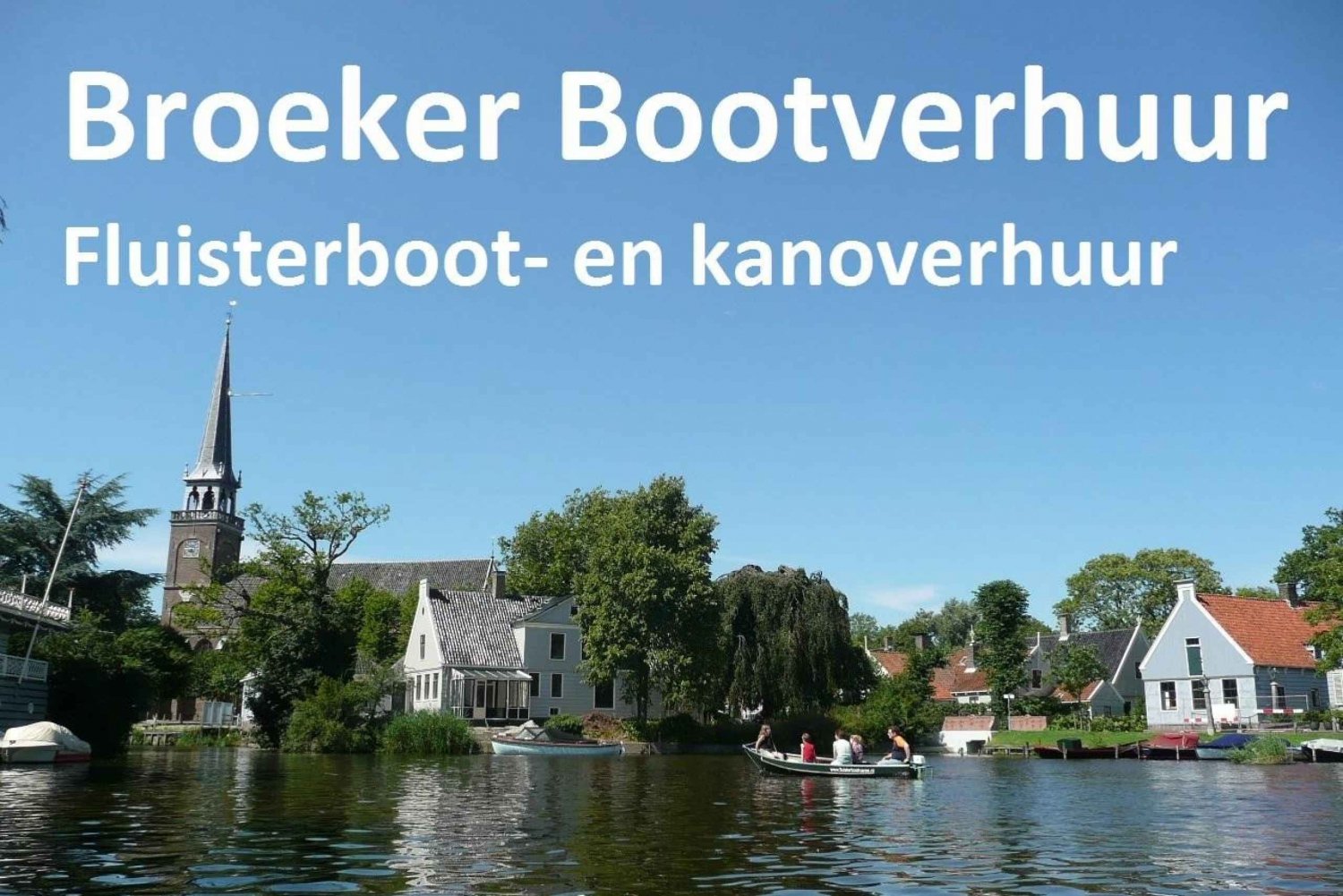 Whisperboat rental in beautiful area close to Amsterdam