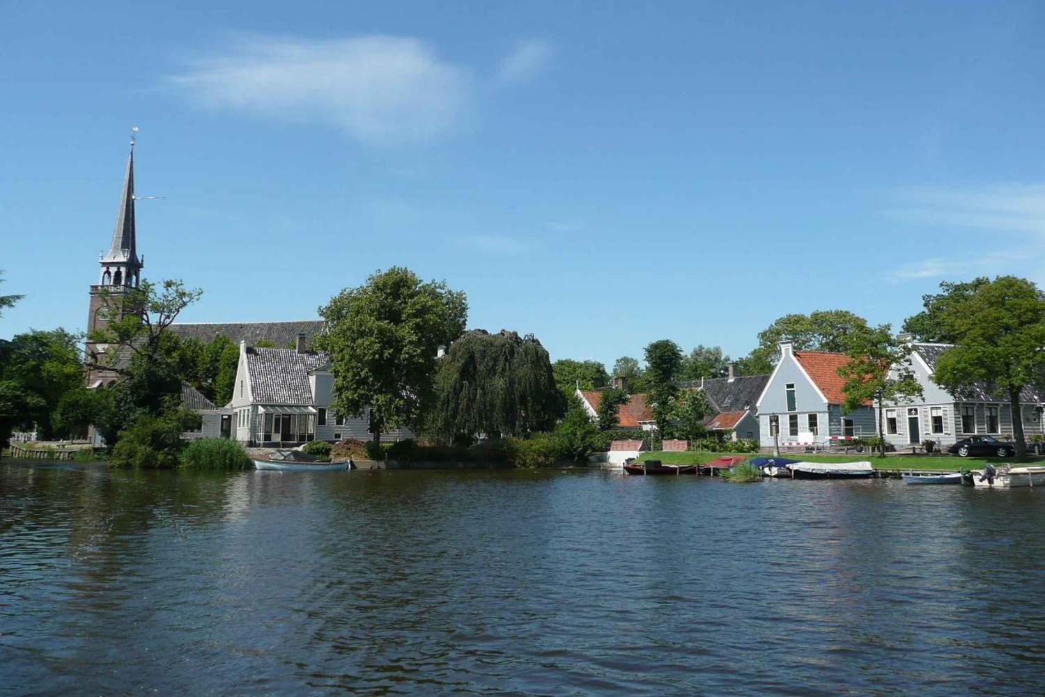 Leje af whisperboat i smukt område tæt på Amsterdam