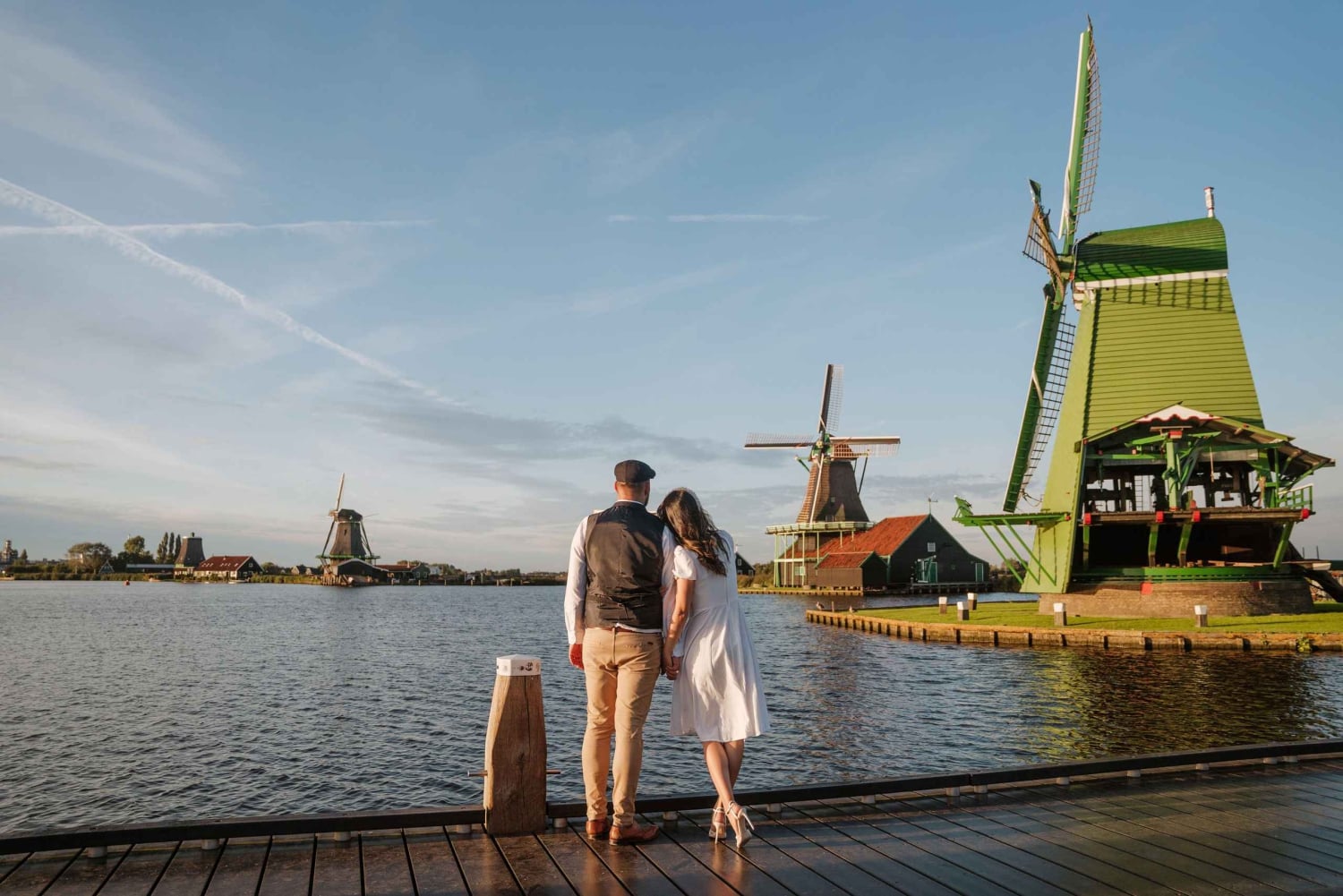 Zaanse Schans: Zaans Zaanseans: Valokuvasarja lähellä Amsterdamia tuulimyllyjen kanssa