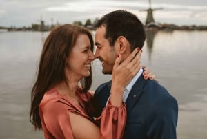 Zaanse Schans : Photoshoot près d'Amsterdam avec des moulins à vent