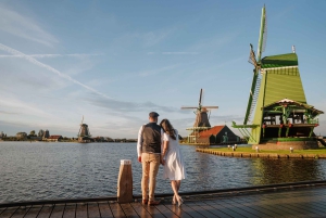 Zaanse Schans: Zaans Zaanseans: Valokuvasarja lähellä Amsterdamia tuulimyllyjen kanssa
