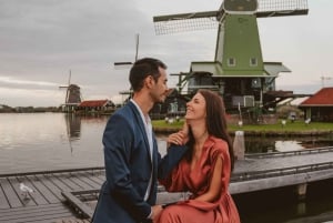 Zaanse Schans: Zaans Zaanseans: Valokuvasarja lähellä Amsterdamia tuulimyllyjen kanssa