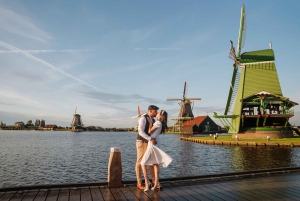 Zaanse Schans: Zaans Zaanseans: Valokuvasarja lähellä Amsterdamia tuulimyllyjen kanssa