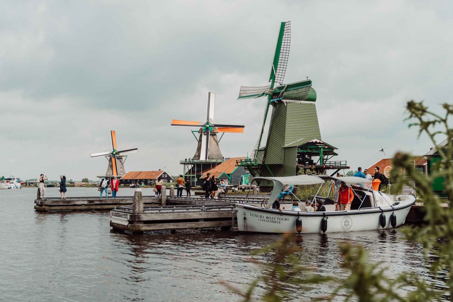 Zaanse Schans: wycieczka po wiosce wiatraków w języku włoskim