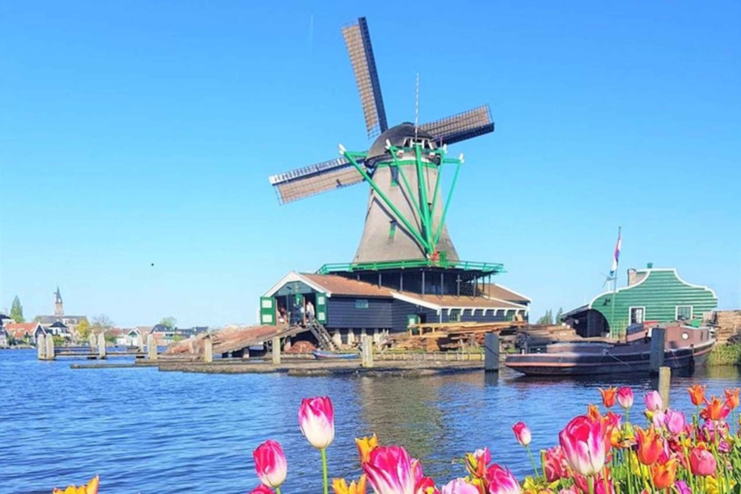 Tour privado a Zaanse Schans y Volendam: molinos de viento y queso