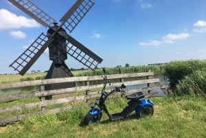 Zaanse Schans: Vindmøller, træsko og ost på elektrisk scooter