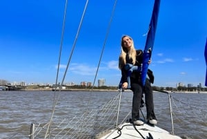 1 ora e 30 di tour in barca a vela, le migliori viste della città di Buenos Aires