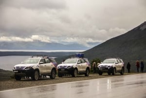 Aventura 4x4 no Lago Fagnano saindo de Ushuaia
