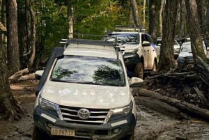 Aventura 4x4 no Lago Fagnano saindo de Ushuaia