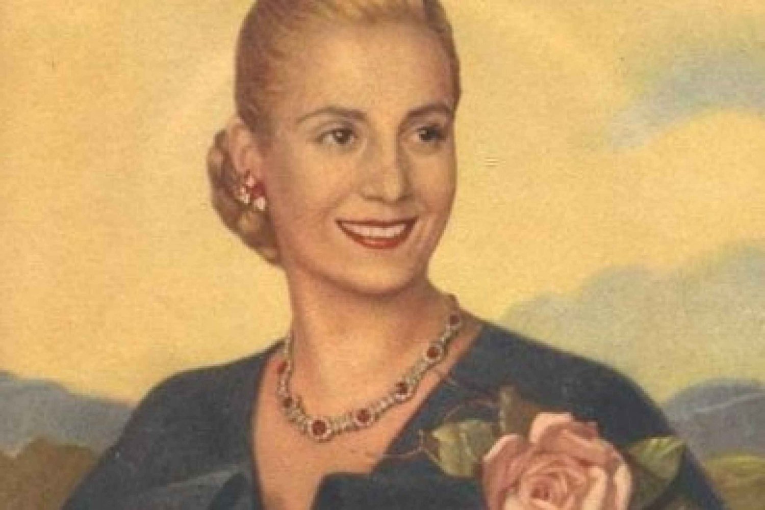A coffee with Eva Perón - a historic figure of Buenos Aires