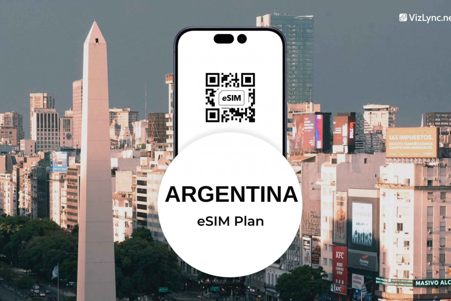 Argentina Travel eSIM plan with Super fast Mobile Data