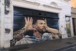 Argentiinan jalkapallolegendojen graffitikierros: Messi & Maradona