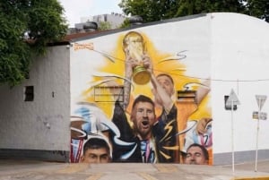 Argentiinan jalkapallolegendojen graffitikierros: Messi & Maradona