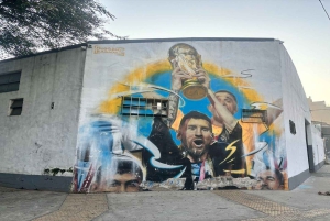 Argentiinan jalkapallolegendojen graffitikierros: Messi & Maradona
