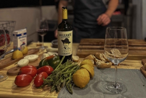 Asado Argentino num terraço privado. Hora do pôr do sol.