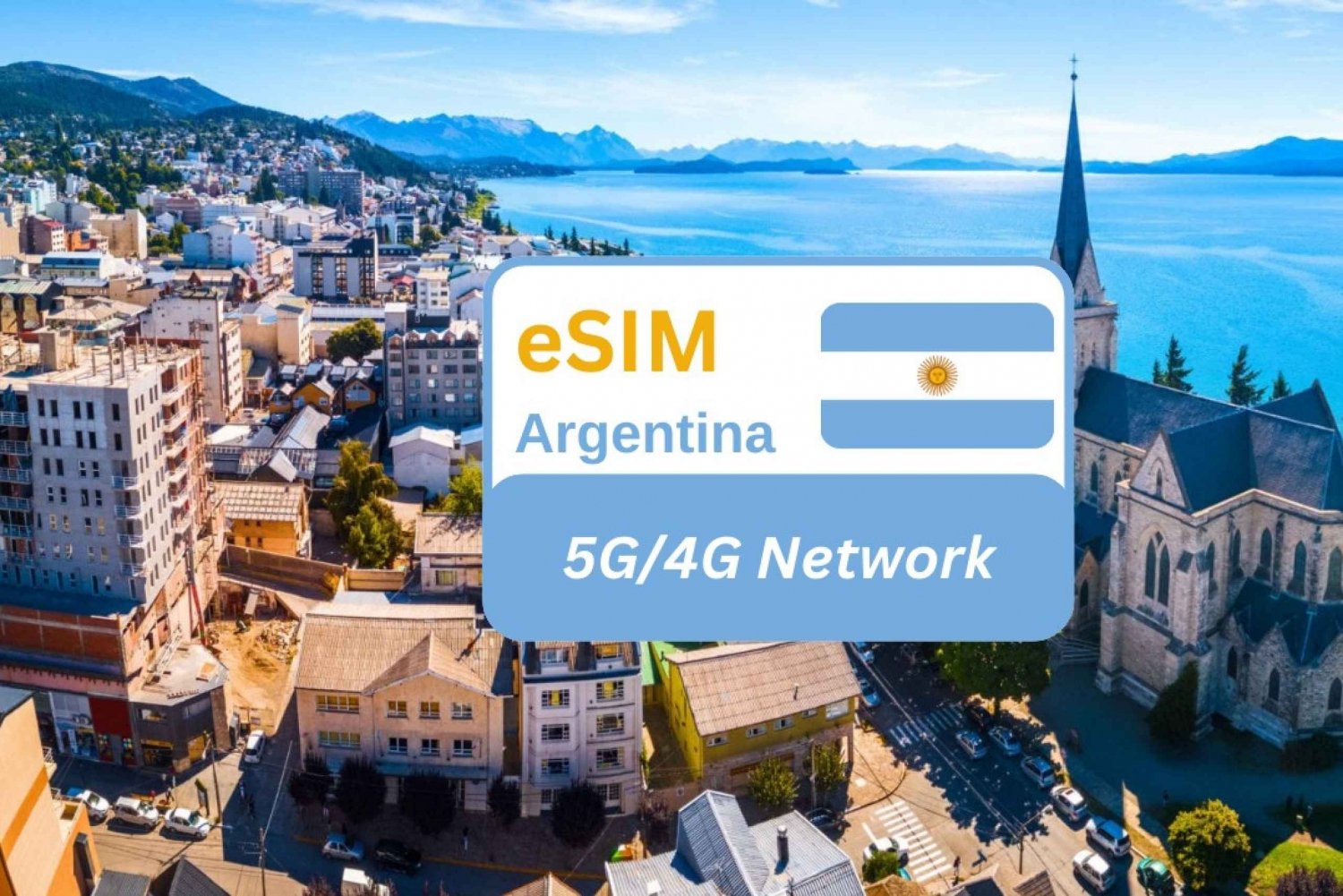 Bariloche: Argentina eSIM Data Plan for Travel