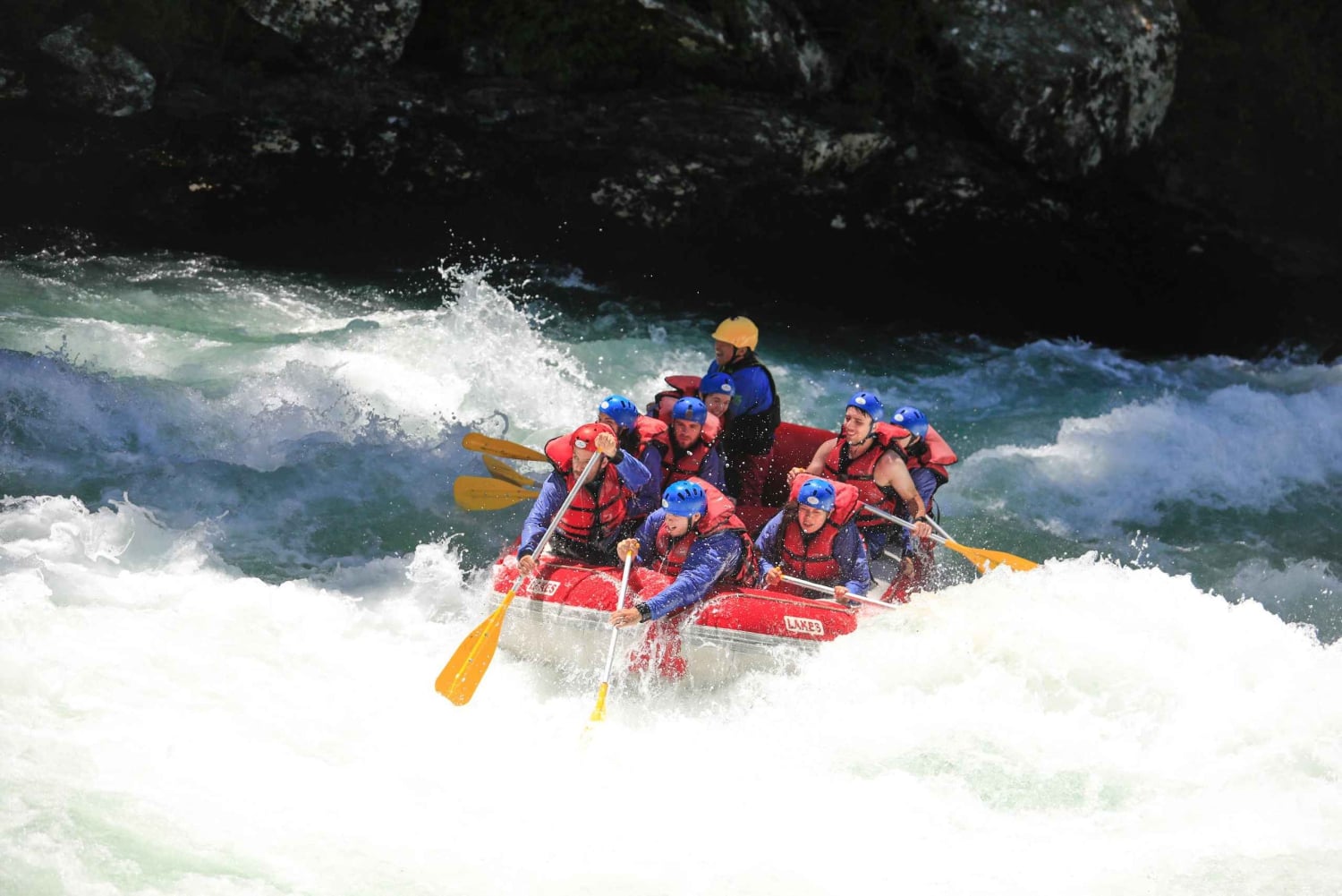 Bariloche: Rafting-udflugt på Manso-floden til den chilenske grænse