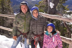 Bariloche: Zip Line Canopy Adventure z przejażdżką 4x4