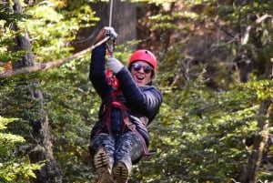 Bariloche: Zip Line Canopy Adventure z przejażdżką 4x4