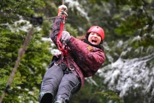 Bariloche : Aventure dans la canopée en tyrolienne avec balade en 4x4