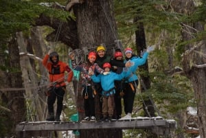 Bariloche: Aventura em tirolesa com passeio de 4x4