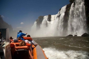 Brazilian and Argentina Falls with Great Adventure on boats