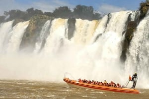 Brazilian and Argentina Falls with Great Adventure on boats