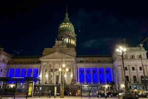 Buenos Aires depois de escurecer: uma experiência das luzes da cidade e do pôr do sol