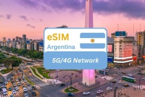 Buenos Aires: Plan de datos eSIM Argentina para viajar