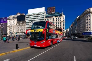 Buenos Aires: Hop-on-hop-off-bustour door de stad