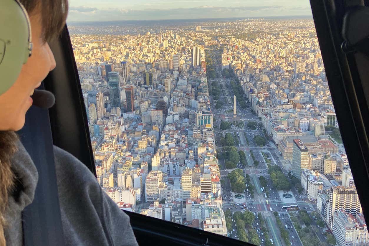 Passeio privado de helicóptero por Buenos Aires