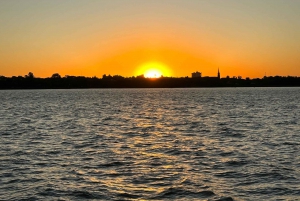 Buenos Aires zeiltocht bij zonsondergang