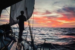 Buenos Aires: Paseo en velero, vista especial de la ciudad y comida a bordo