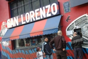 Buenos Aires: San Lorenzo matchdag, rundtur och lunch i fotbollsbar