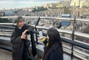 Buenos Aires: Atardecer, música y arte con vista al Cementerio de Recoleta