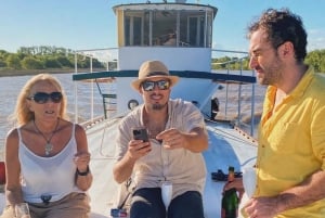 Buenos Aires: Passeio de barco pelo Delta do Tigre com churrasco e vinho