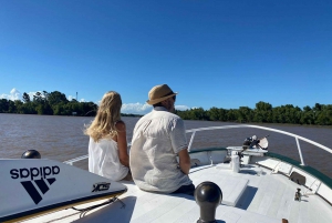 Buenos Aires: Wycieczka łodzią po delcie Tigre z grillem i winem